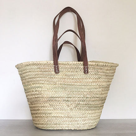 FRENCH SHOPPING BASKET WITH DOUBLE STRAP - craftkechbrand