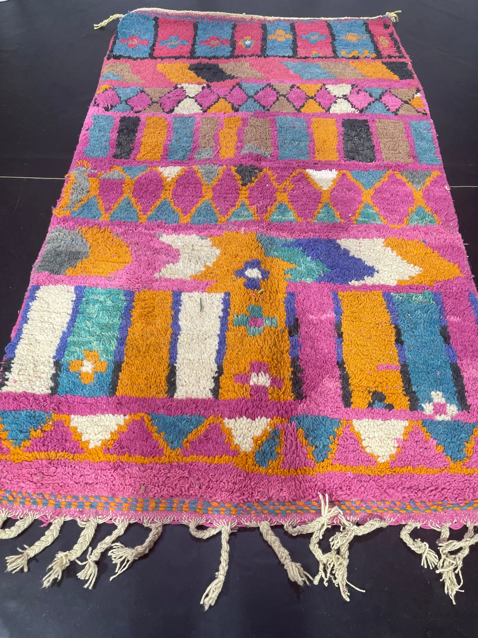 Vibrant Berber Rug - craftkechbrand