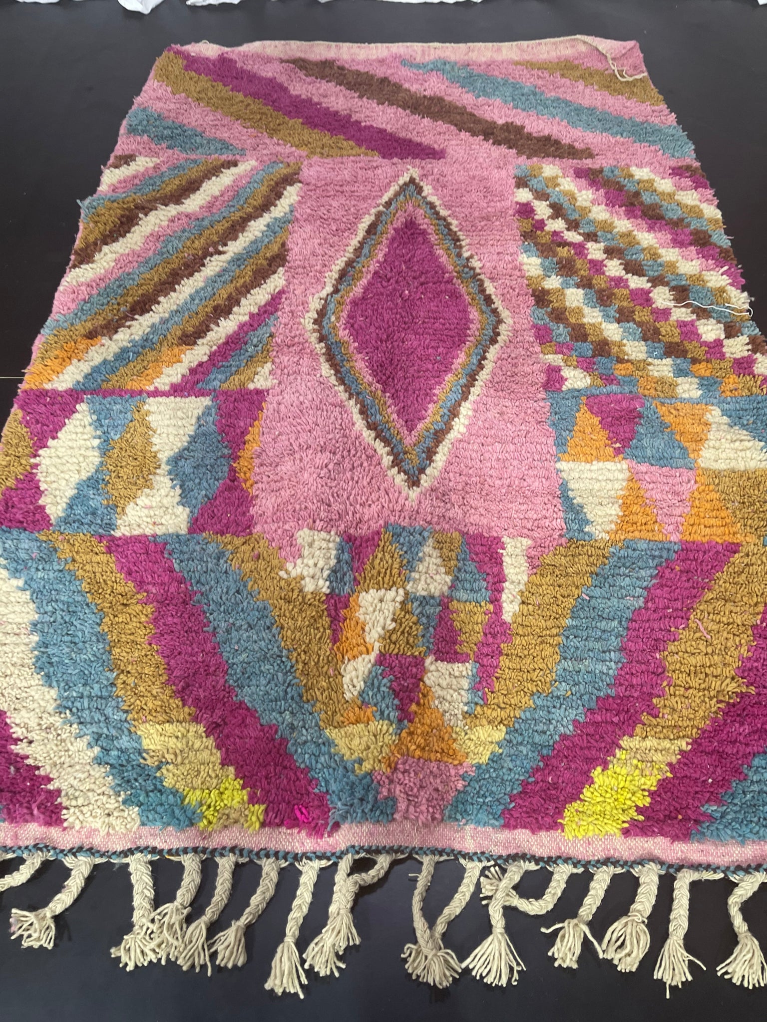 Berber Moroccan Rug touchi - craftkechbrand