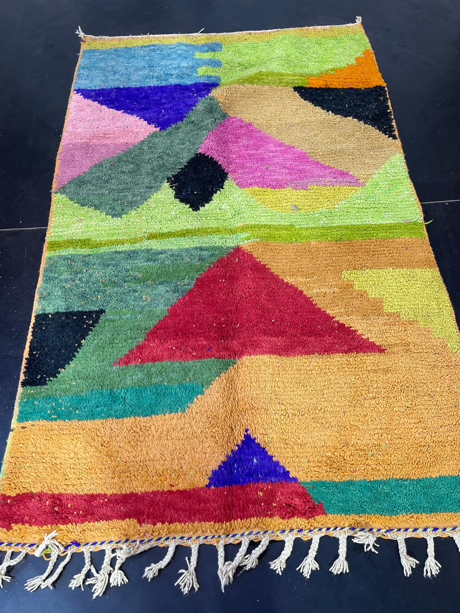 Artistic Moroccan rug narnari - craftkechbrand