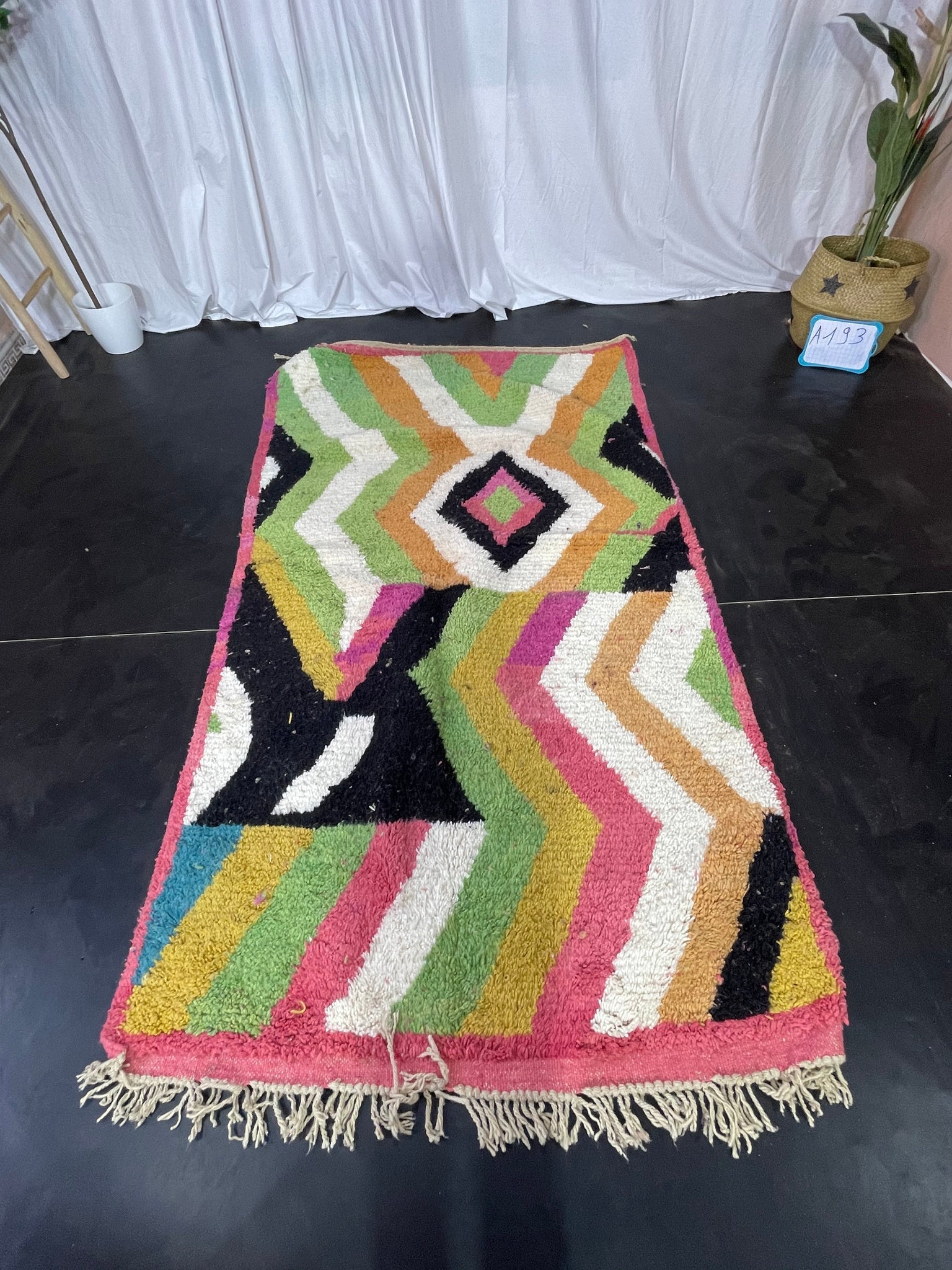 Boujaad Multicolored Rug zwaka - craftkechbrand