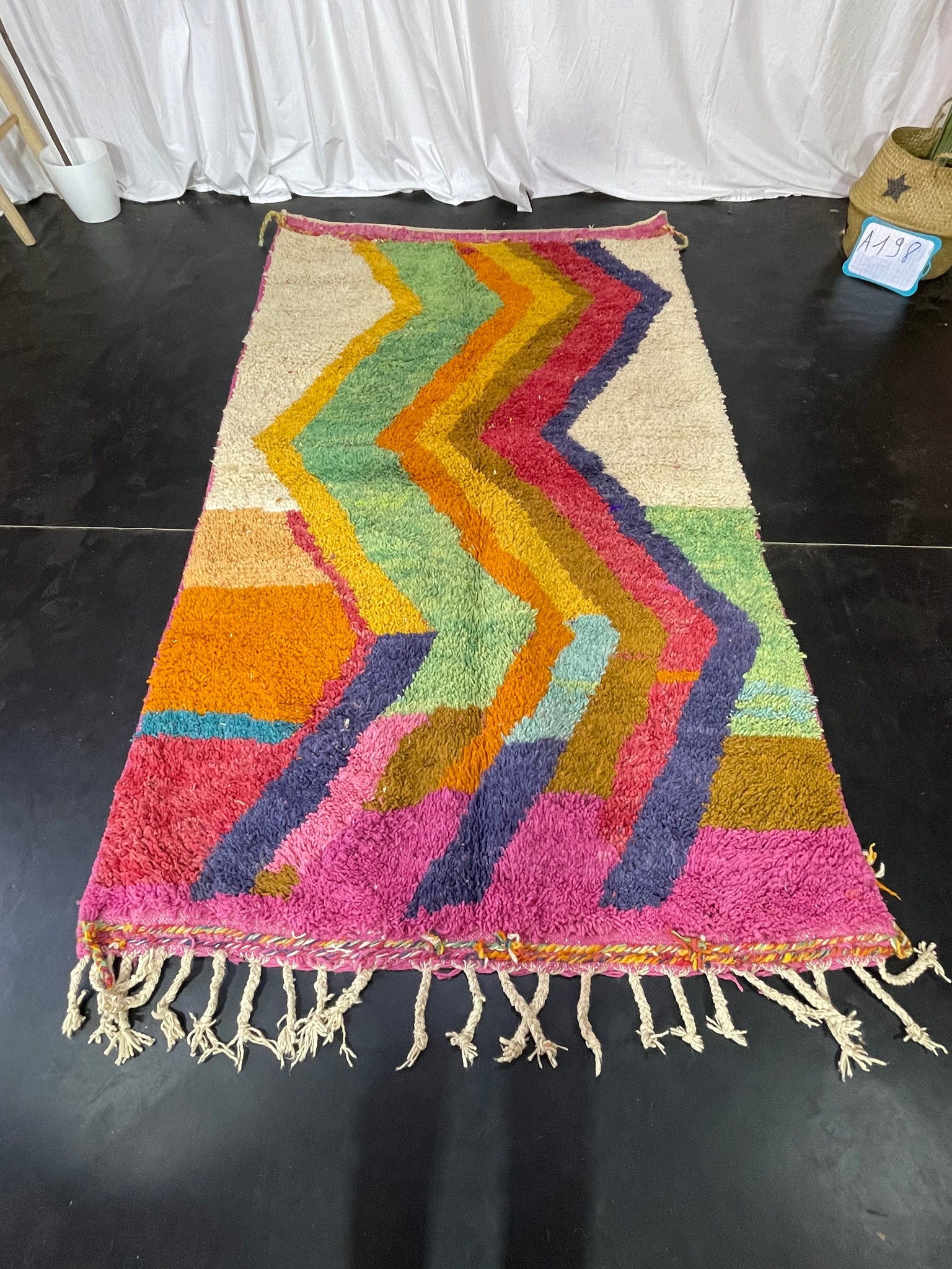 Berber Moroccan Rug limouni - craftkechbrand