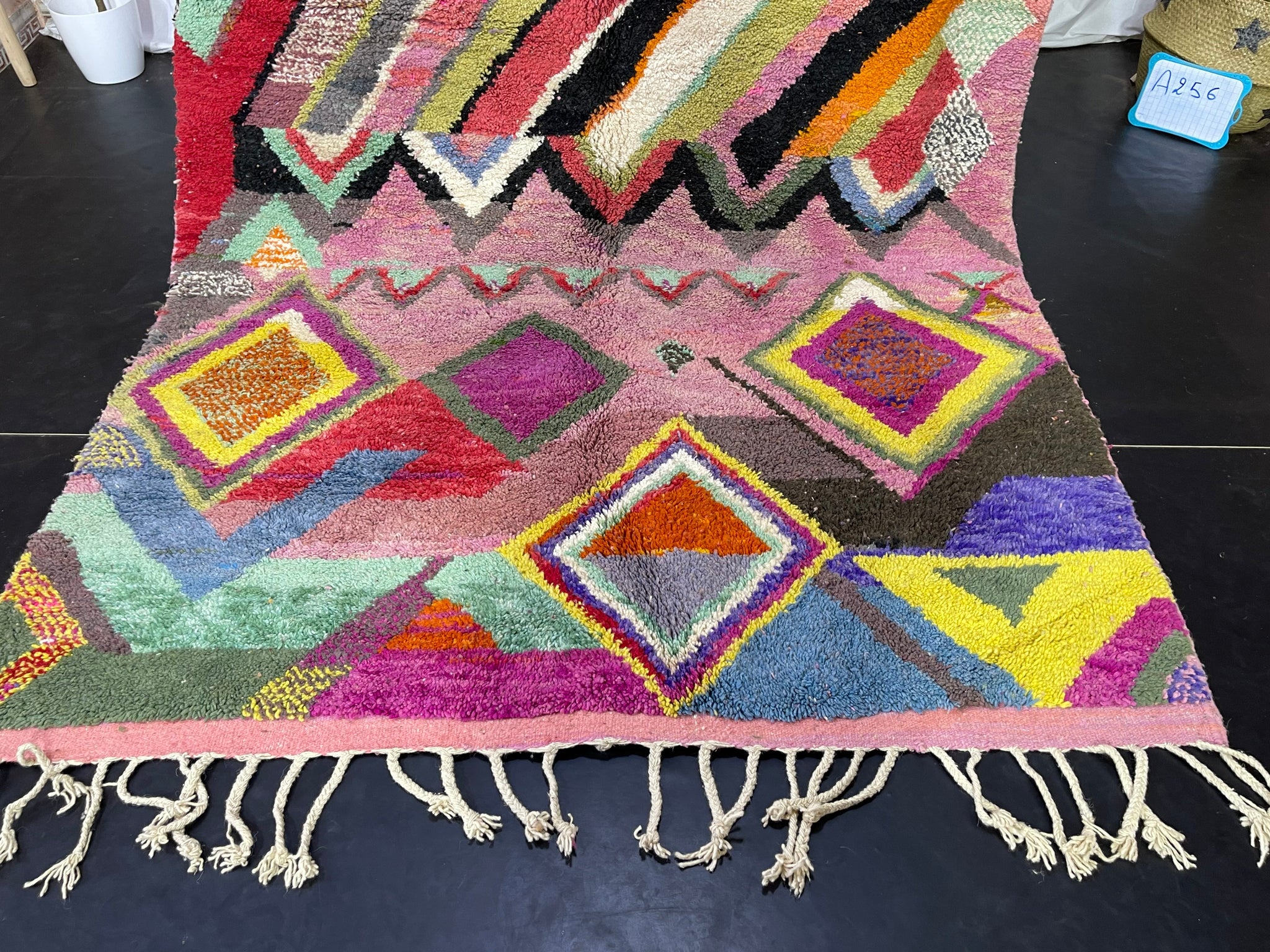 Artistic Beni Ourain Rug sousou - craftkechbrand