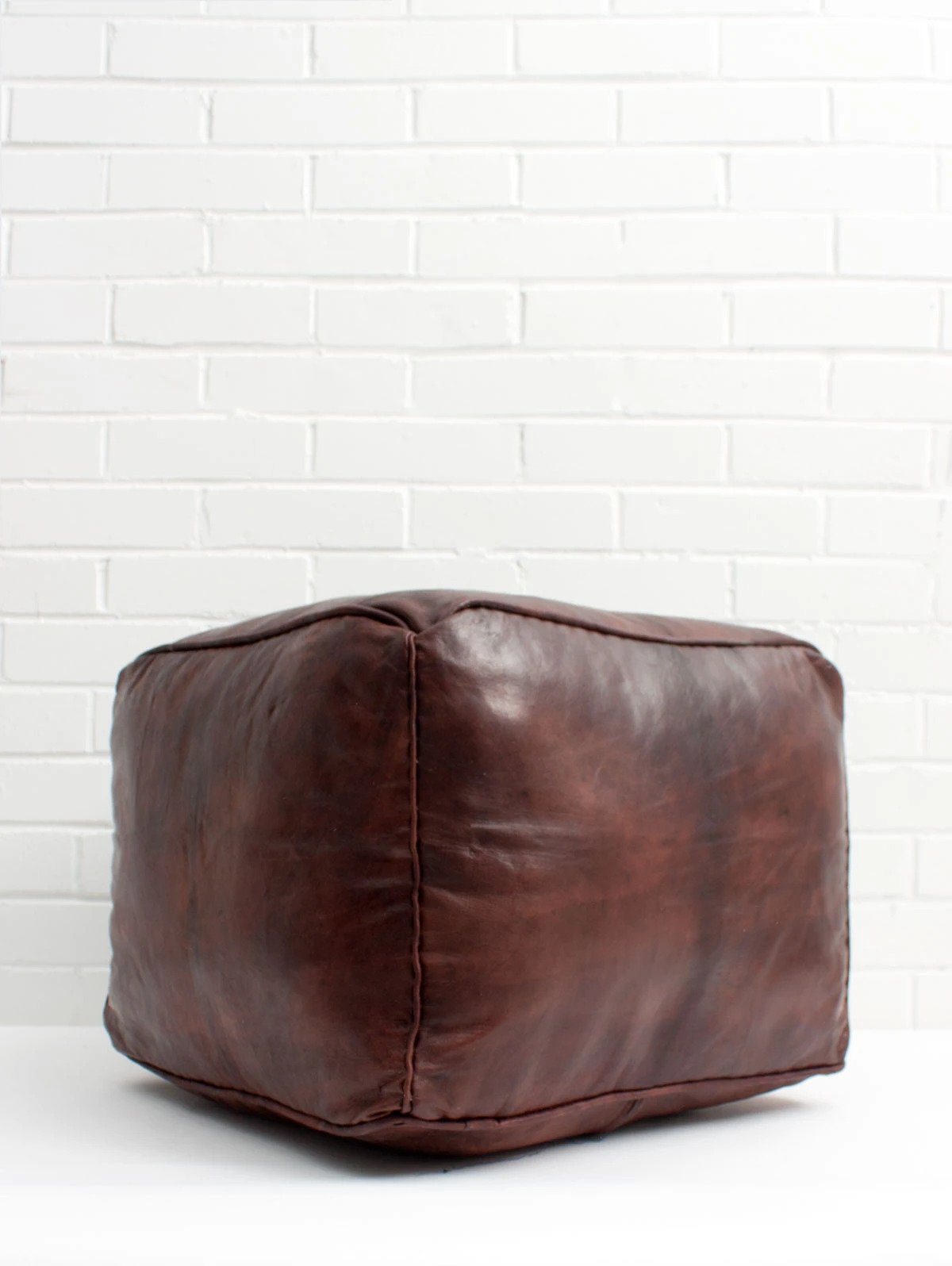 50%OFF —— Set of outlet 2 pouf Square, pouffe, Square leather pouf, Moroccan pouf, ottoman pouf, chairs, Moroccan Leather pouffe,