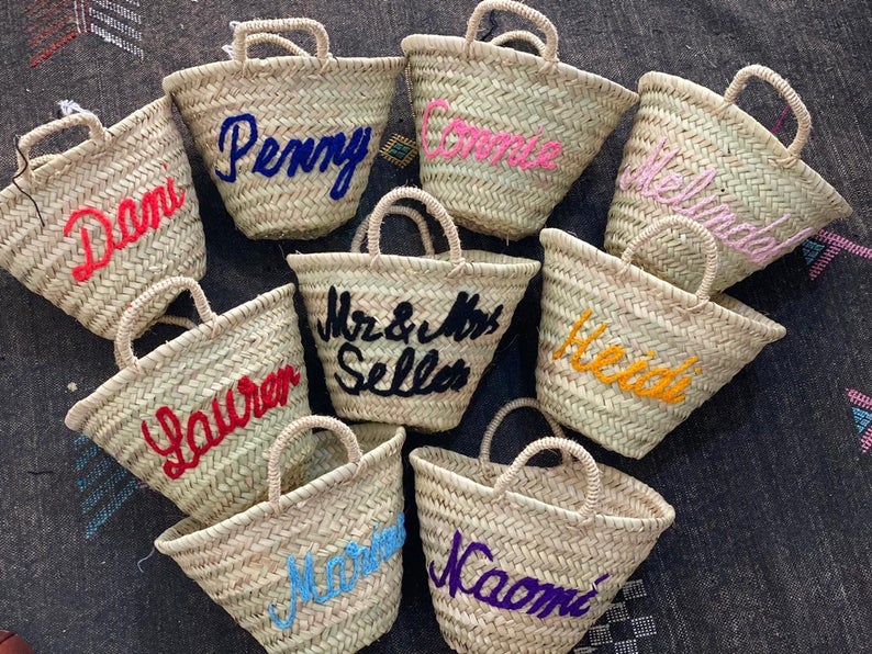 Customized Wedding gift Personalized  basket - craftkechbrand